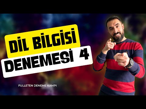 DİL BİLGİSİ DENEME SORU ÇÖZÜMÜ KAMPI 4.GÜN / Soru Çözümleri ile Full Tekrar TYT - KPSS