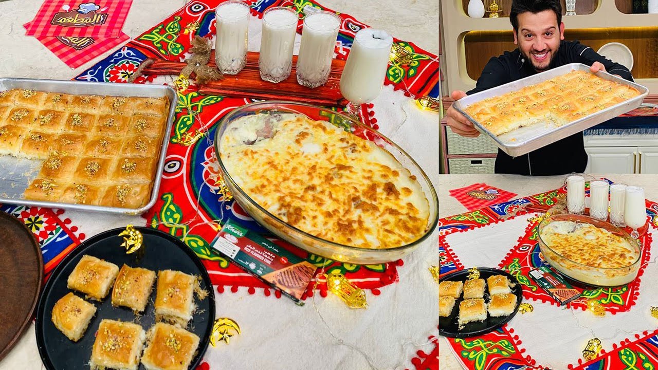 المطعم مع الشيف محمد حامد | كنافة بالجلاش والكريمة - بطاطس بالبشاميل - عصير سوبيا