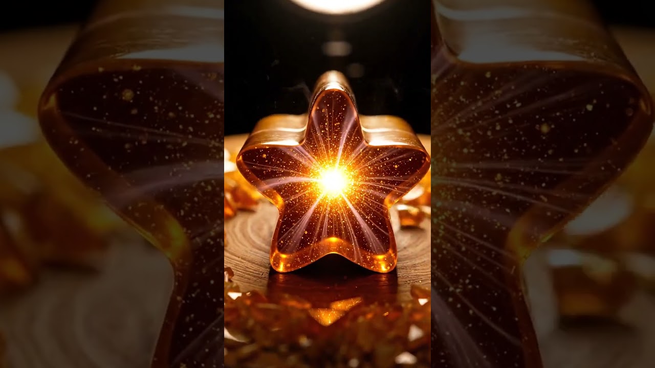 Glowing Shards Coming Back Together 