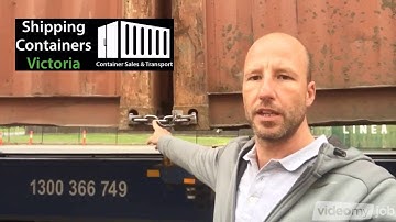 Two 20ft Containers - One SideLoader