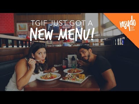 TGI Fridays: TGIF Just Got a New Menu!