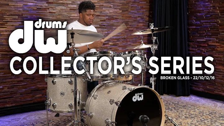DW Collector's Series Maple Drum Set 22/10/12/16 - Broken Glass (DW4PCCOLLFPBG)