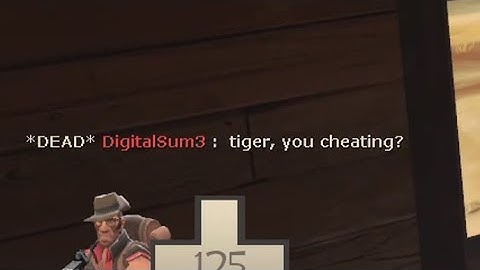 TF2: tiger, you cheating?