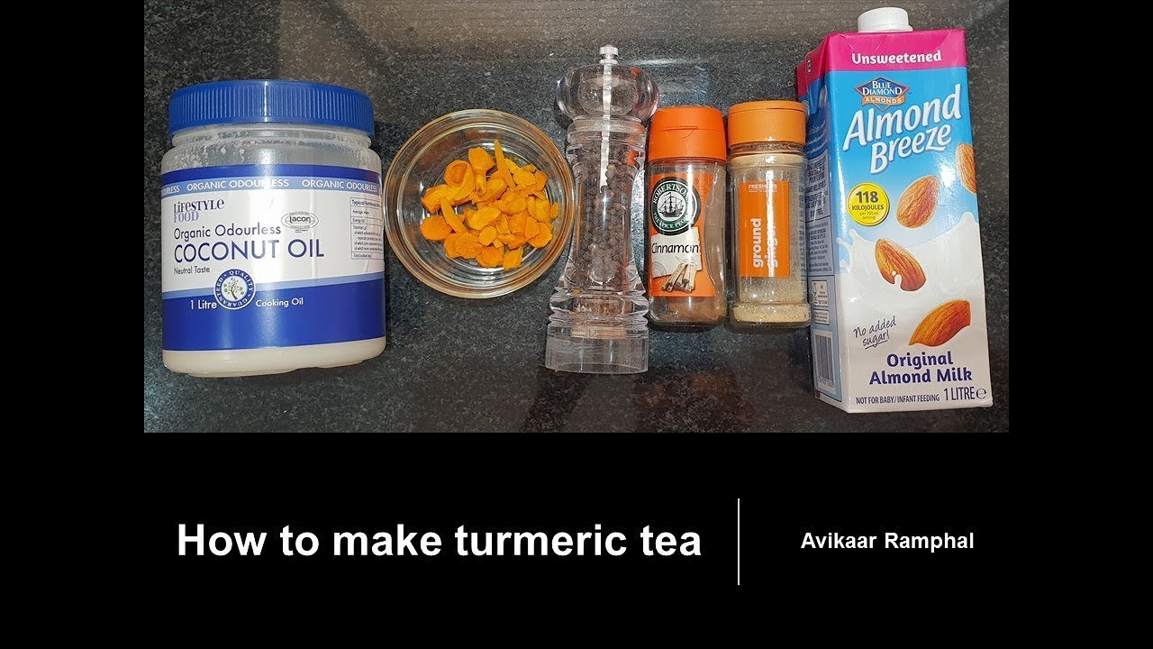 How to make turmeric tea YouTube