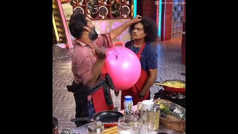 cooku with comali pugazh& baba bhaskar  Ultimate fun