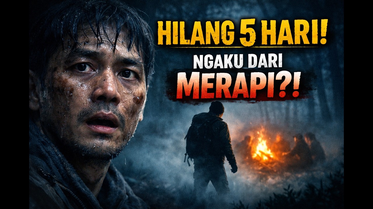 Hilang Selama 5 Hari, Pendaki ini Mengaku naik dari Gunung Merapi dan Tersesat Sampai Ke Merbabu