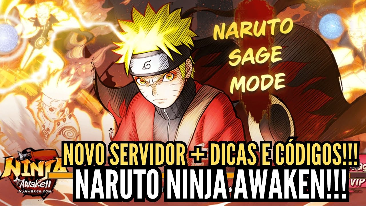 ⭐NOVO SERVIDOR DE NARUTO NINJA AWAKEN LIBERADO + DICAS PARA PEGAR