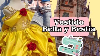 Vestido Bella Y La Bestia Vestido Para Niña
