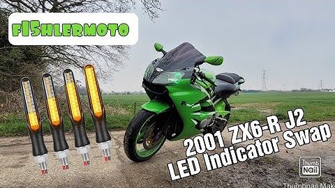 2001 ZX6R indicator upgrade