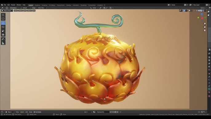 question from @boogprints 3D printed kaido's devil fruit the Uo uo