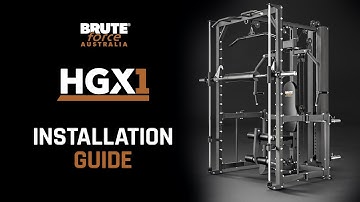 HGX1 Functional Trainer by BRUTEforce® Australia - Installation Guide