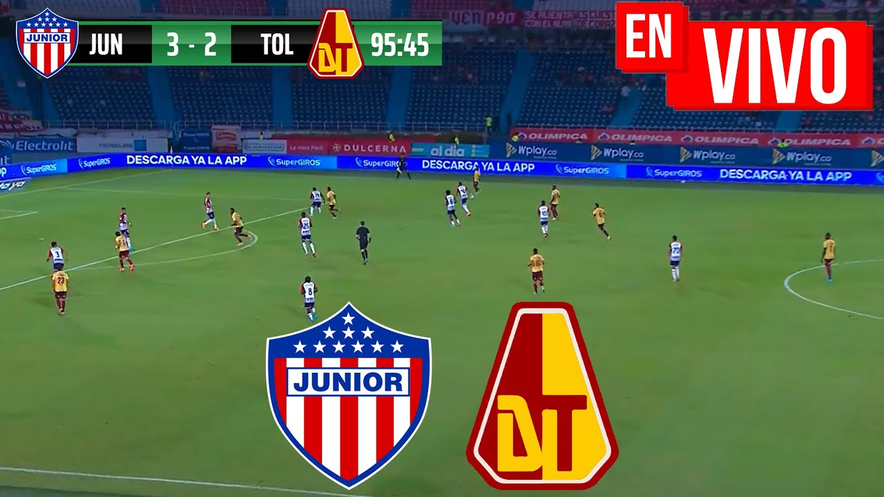 🔴 JUNIOR VS TOLIMA NARRACIÓN EN VIVO / CUADRANGULARES LIGA BETPLAY ...
