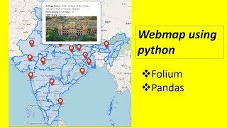 create webmap using python