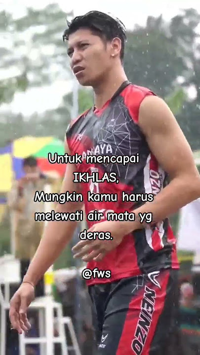 Dimas saputra tarkam diguyur hujan deras. #dimassaputra #tarkamvoli  #storywa #motivasihidup