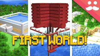 I Found my FIRST MINECRAFT LET'S PLAY WORLD!