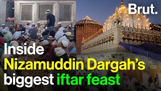 Inside Nizamuddin Dargah’s biggest iftar feast