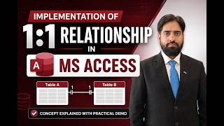 Implementation of One-to-One Relationship in MS Access