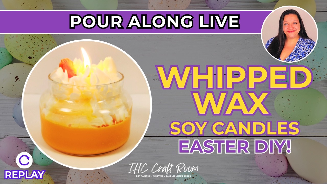 Carrot Cake Dessert Candles: Easy Whipped Soy Wax DIY!