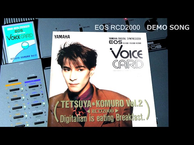 YAMAHA EOS VOICECARD RCD2000 ボイスカード 小室哲哉 EOS ボイスカード】RCD2000 Demo Song【小室哲哉vol.2】YAMAHA