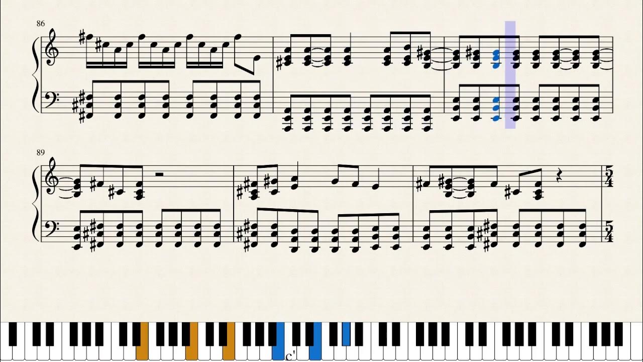 Crazy Train (Ozzy Osborne) - Piano Crazy Train (Ozzy Osborne) - Piano