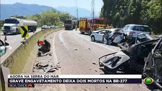 Como foi o acidente na BR-277 que deixou dois mortos em Morretes