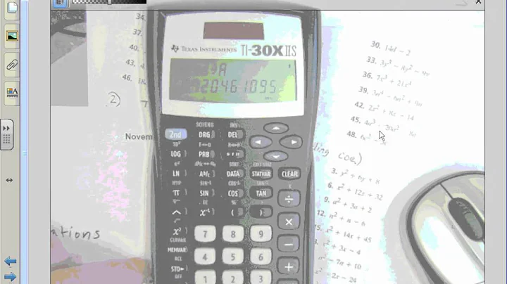 using the store function on the ti-30x II