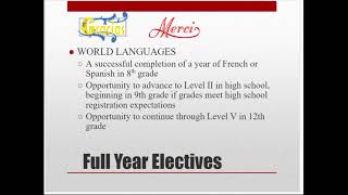 8th grade Registration 2 0 1