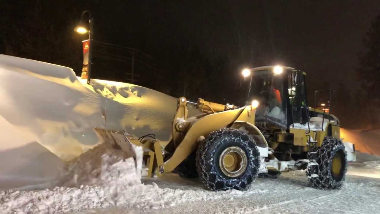 Late Night Mammoth Mountain Snow Plow YouTube