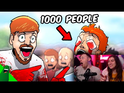 MrBeast ослепил 1,000 людей (анимация) | РЕАКЦИЯ