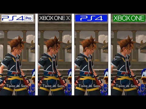 Kingdom Hearts 3 | ONE X vs ONE vs PS4 vs PS4 Pro | 4K Graphics Comparison