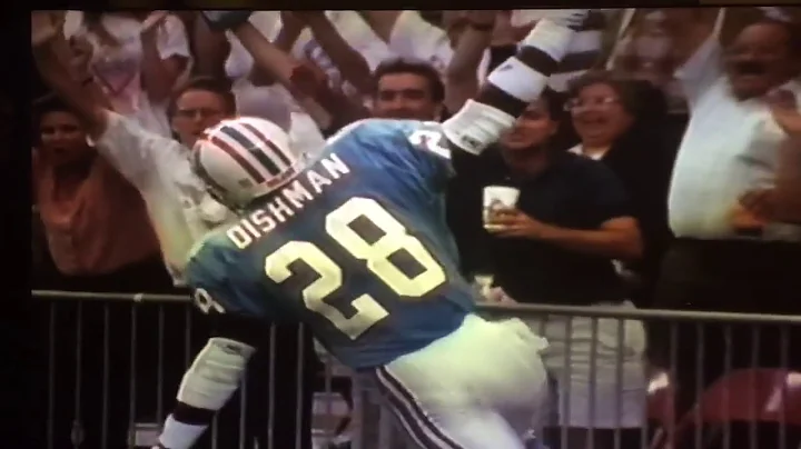 #28 Chris Dishman (CB) - 1991 Houston Oilers