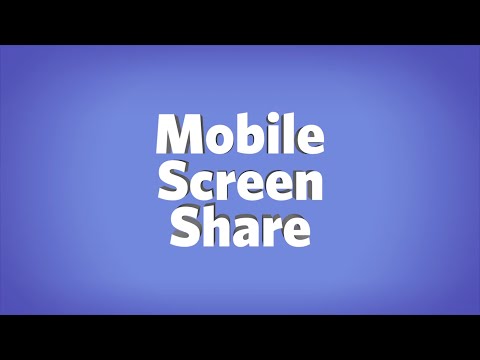 Mobile Screenshare is here.