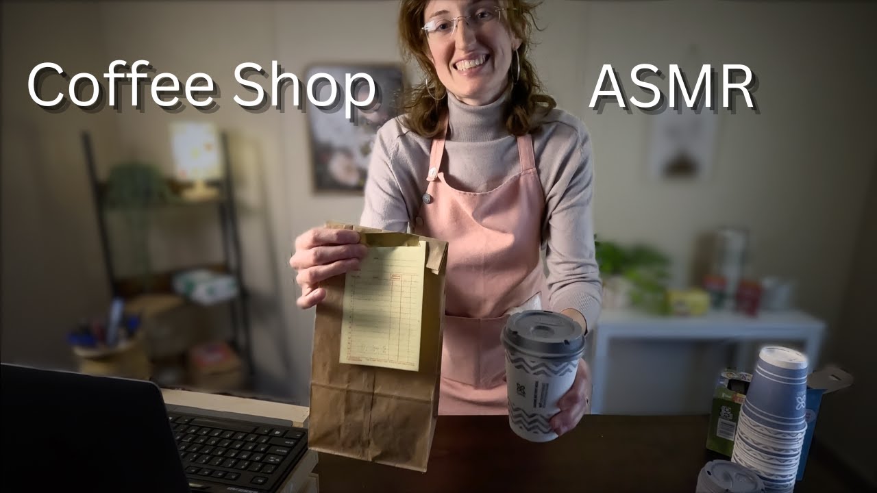 ASMR Coffee Shop Role Play (soft spoken)