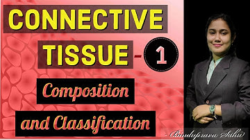 Connective Tissue | Lecture-1 |  Tissues | Composition and Classification | SNEB