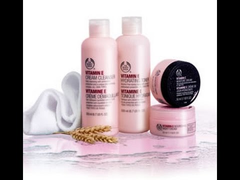 Review The Body Shop Vitamin E Line Youtube