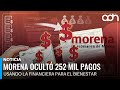 Morena ocultó 252 mil pagos usando la Financiera para el Bienestar
