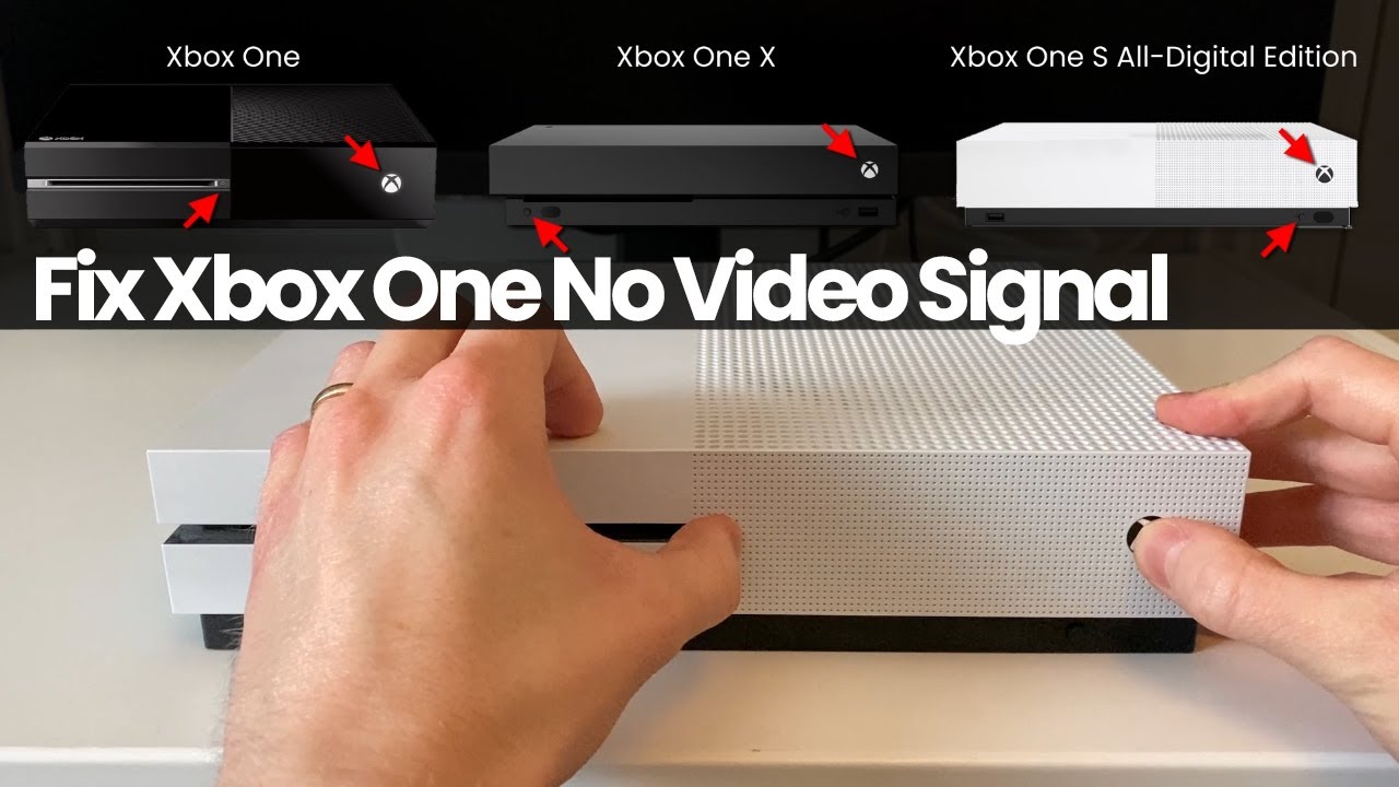 No Image / Black Screen on Xbox One | Reset the Video Resolution - YouTube