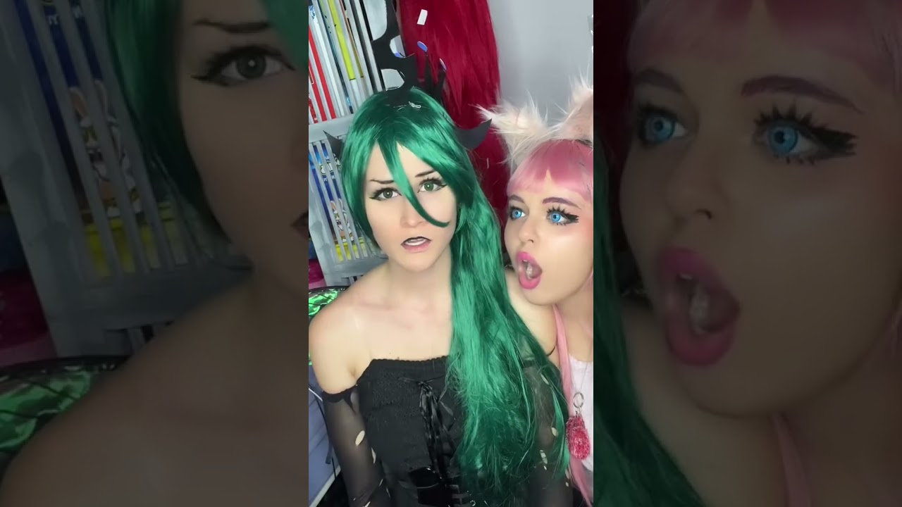 Chrysalis X FlufflePuff 💕 #mlp #mylittlepony