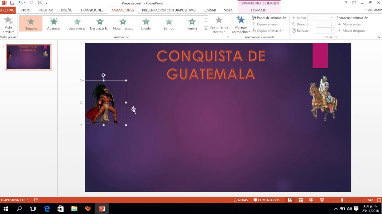 COMO DARLE MOVIMIENTO DE IMAGEN EN POWER POINT YouTube