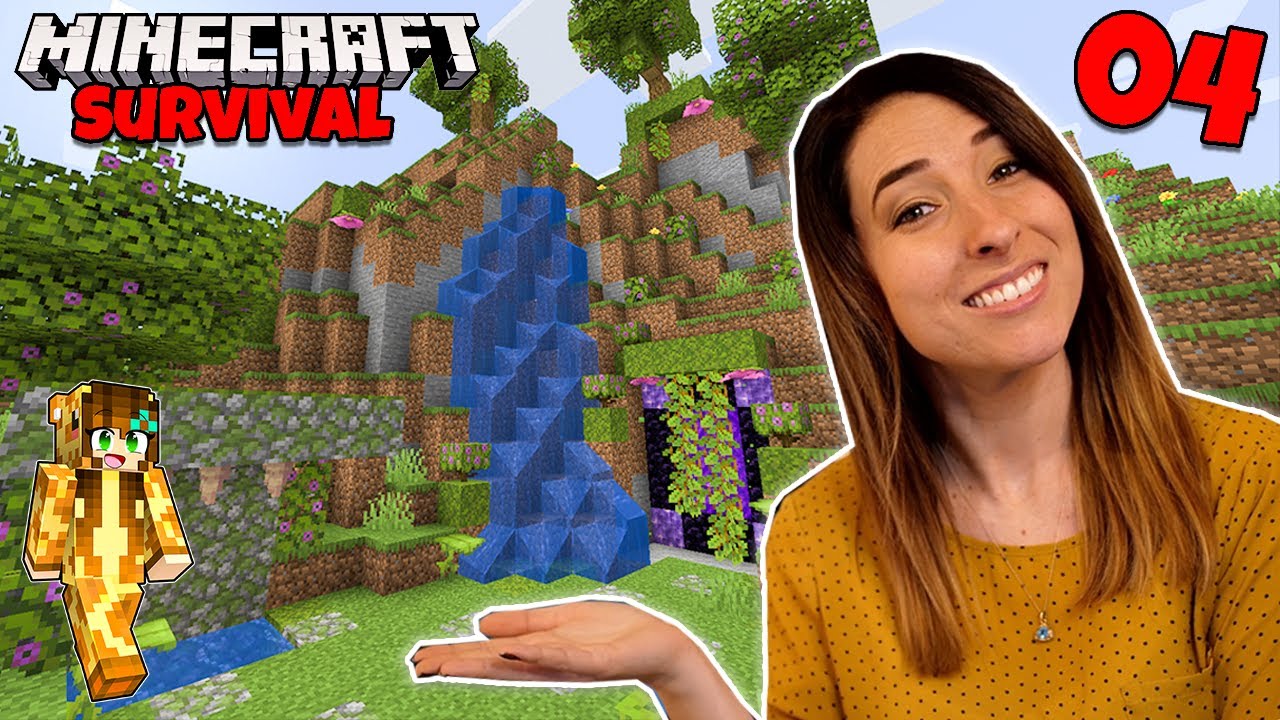 Discovering a LUSH CAVE in Minecraft Survival 1.18 | Let's Play #4 ...