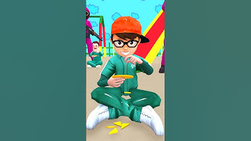 Squid game tiny dalgona shape #funny #shorts #trending