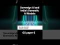 Sovereign AI Explained | India’s Domestic AI Models | #UPSC #GS3 #upscmastermind #currentaffairs