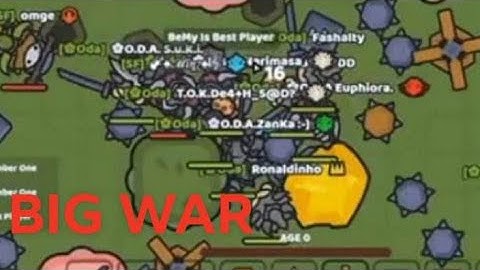 Sploop.io war 🌸O.D.A. vs SF in the summer 2022 - 2023