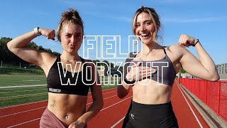 a realistic field workout😁