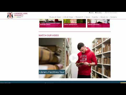 How to use the Library web pages
