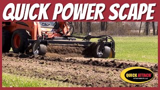 Quick Power Scape™ Soil Conditioner Overview, Yard Prep, Driveway Maintenance, Land Leveling