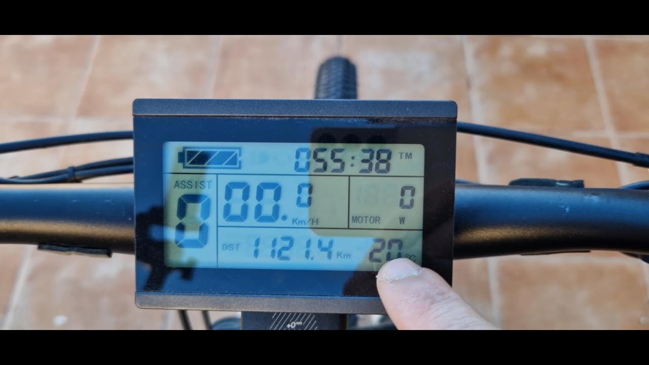 Display lcd kit bicicleta electrica