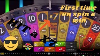 FIRST time on SPIN A WIN live casino screenshot 4