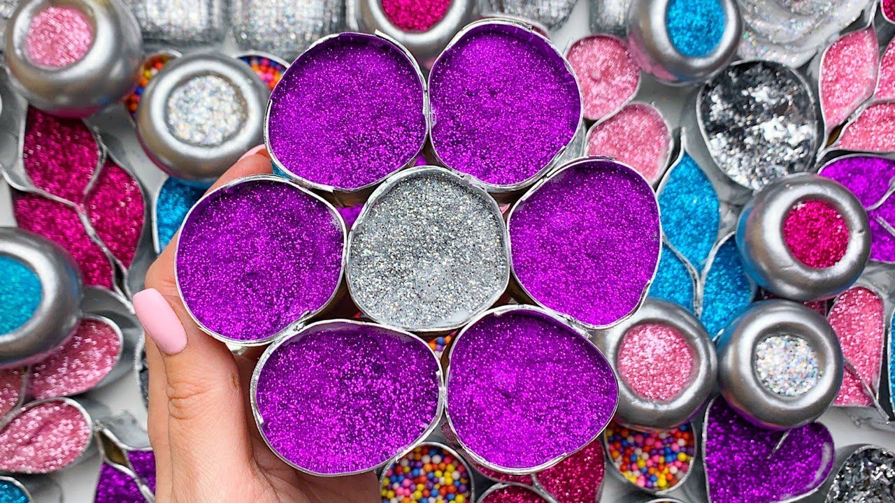 FOAM PARTY!!!★ASMR SOAP★Clay cracking★Cutting soap cubes★ Soap flowers with foam and glitter★