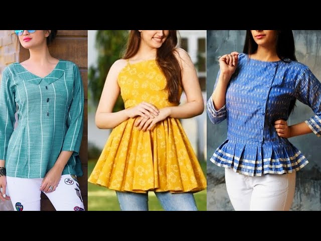 39 Types of Kurti Designs Every Woman Should Know - LooksGud.com | Denim  shirt style, Denim fashion, Kurti designs